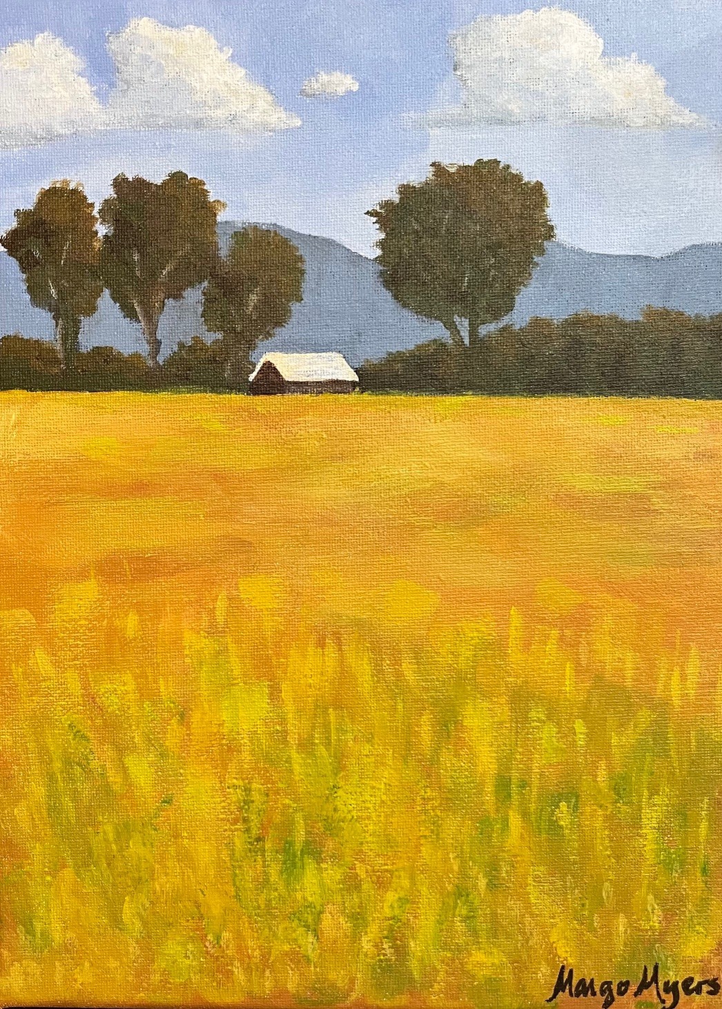 Beyond the Canola Field by Margo Myers