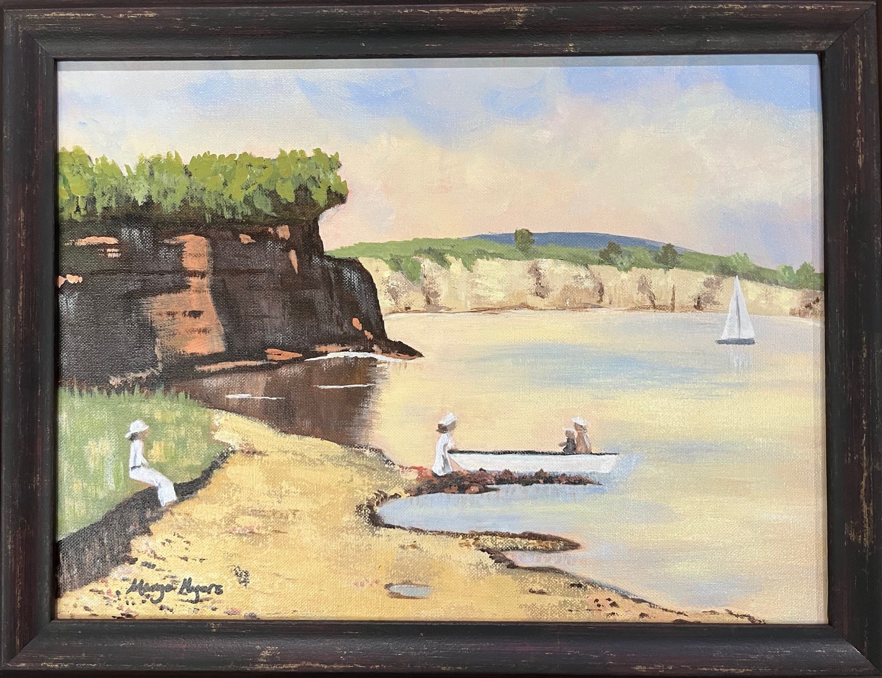 Stillness at Water's Edge by Margo Myers